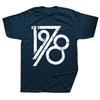 Funny Retro Vintage 1978 Birthday Gift T-Shirts for Men Crewneck 100% Cotton T Shirt Short Sleeve Tees Birthday Present Clothes