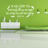 Christian Bible Verses Wall Stickers Decorative Painting Vinyl Psalms Will Be Carved With Feathers Home Sp-126