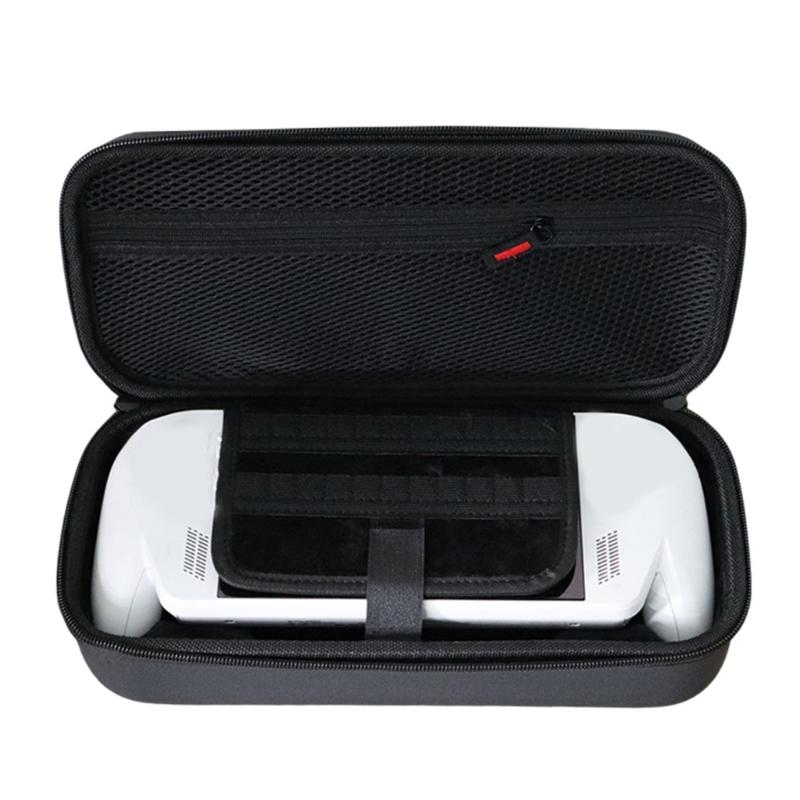 Handheld Game Console Bag Scratchproof Storage Box for ROG X Protector Case with Mesh Pocket Carry Pouch