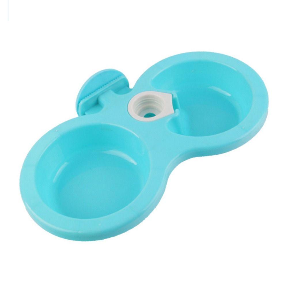 Závěsná klec pro psy Dvojitá miska Dvojitá miska Vodní fontána pro mazlíčky Krmivo pro psy Miska na vodu Kočky