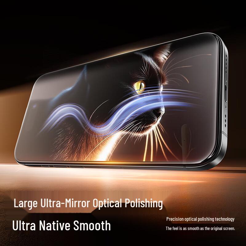 Shanmo HD Shatterproof Screen Protector for iPhone 16/15 (2-Pack)