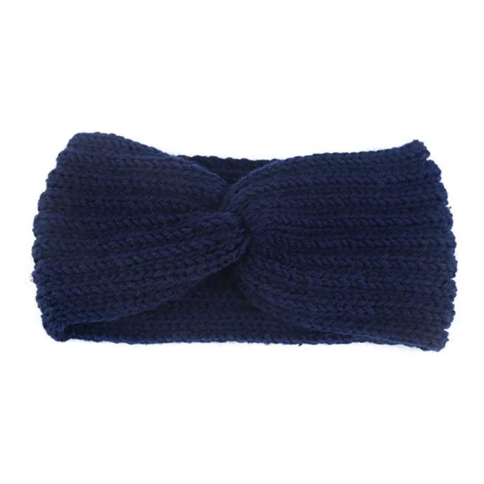 Winter Warmer Ear Knitted Headband Turban For Lady Women Elastic Wool Hairband Wide Stretch Headwear Headwrap Hair Accessories