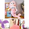 Adorable Mermaid Stuffed Plush Doll Soft Toy Perfect For Girls Birthday Gifts