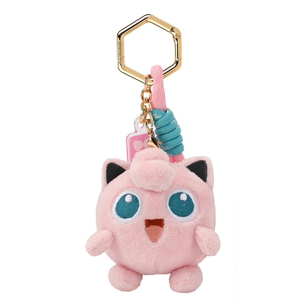 Kawaii Jigglypuff Mini Plush Toys Keychain Anime Peripheral Gengar Backpack Pendant Stuffed Doll Friends Birthday Gift
