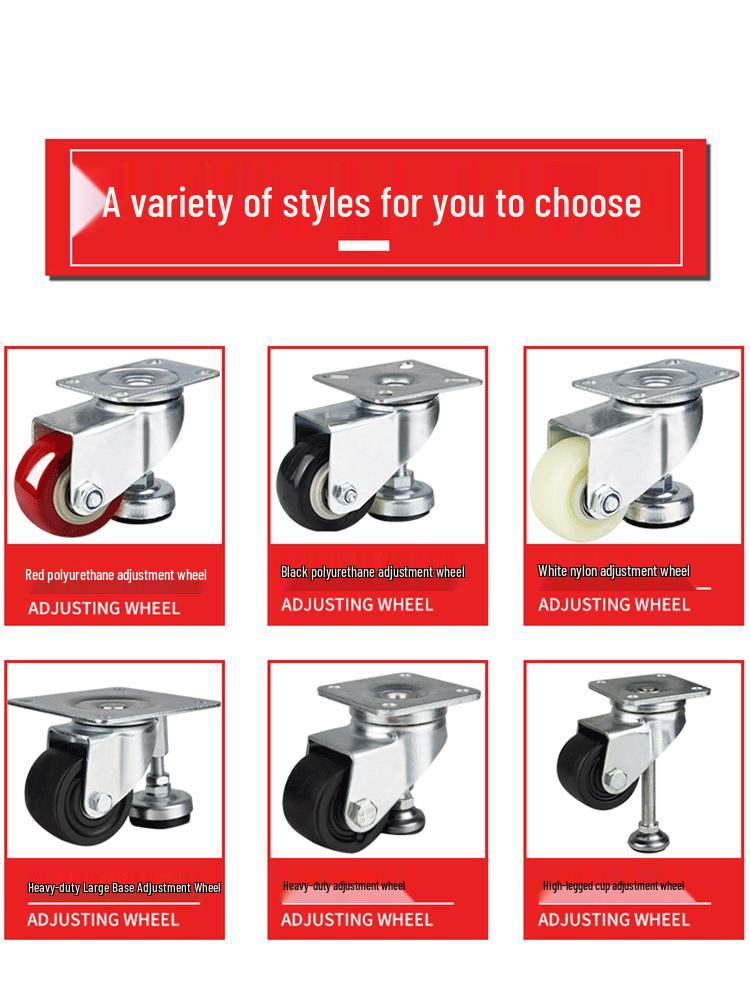 Fuma Cup with Swivel Caster Wheels: Adjustable Height, Level Support Frame, 1.5"-5" Options