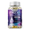 Pslalae Collagen Softgels, a natural hydrolyzed collagen peptide supplement, support hair, skin, nail, and joint health.
