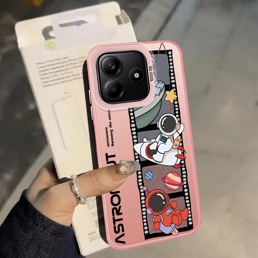 

Anime Astronaut Back Phone Cover Case for Xiaomi Redmi Note 14 11 12 Pro Note 13 Pro Plus 12s 11s Redmi Note 9