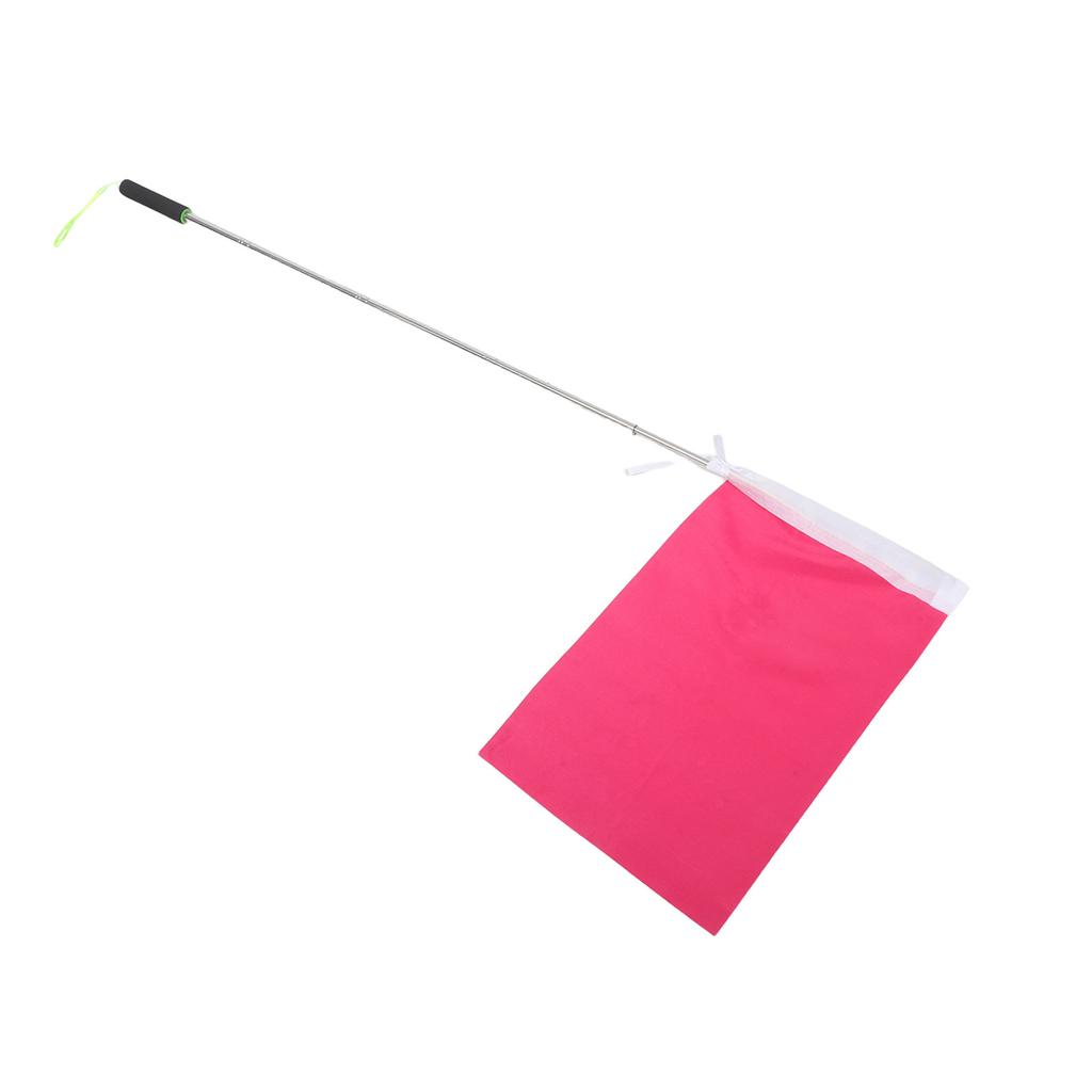 Bright Color Tour Guide Handheld Flag with 1.2m Retractable Telescoping Pole for School Excursions Field Sports Training Outdoor