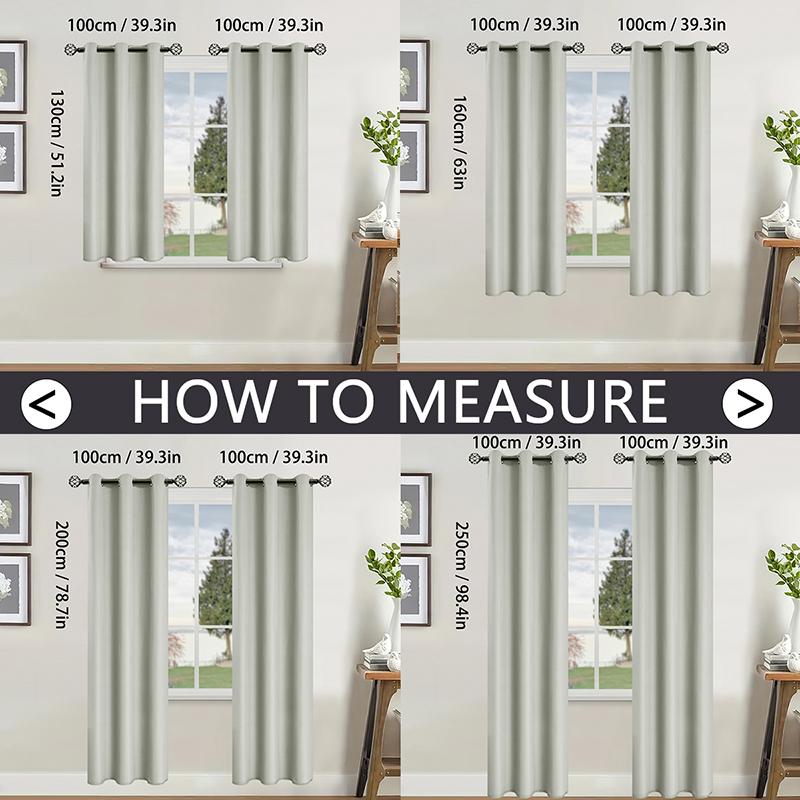 Solid Color Blackout Curtain Windlow Curtains No Punching Insulation Sunshade Curtain Window Drapes for Bedroom Living Room