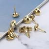 100Pcs Upholstery Nail Antique Brass Iron Furniture Decorative Drawing Pin Accessories 11x17mmGold