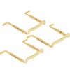3PCS Gold Color Violin Chin Rest Clamp Metal Violin Replacement Parts  Violin Replacement
