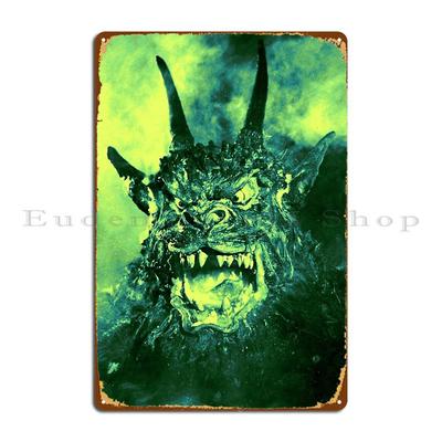 Noche Del Demonio 1957 Película de Terror Diseños de Placa Metálica Cine Pared Placa de Pared Cartel de Lata Oxidada
