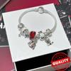 Winter 925 Sterling Silver Skiing Penguin Charm Fit Bracelets Necklaces Geometric Snowflake Beads Jewelry DIY Charm
