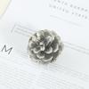 Gold & Silver Pine Cone Christmas Ornament: Home Decoration & Dried Flower Display