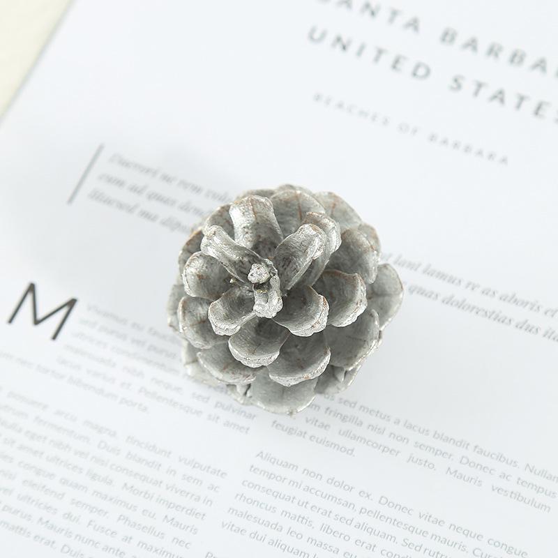 Gold & Silber Tannenzapfen Weihnachtsschmuck: Heimdekoration & Trockenblumenausstellung