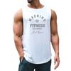 Muscleguys Training Exercise Sleeveless T-shirts Men Running Vests Gym Clothing Mesh Sports Tank Tops Bodybuilding Fitness Stringer Tanktop