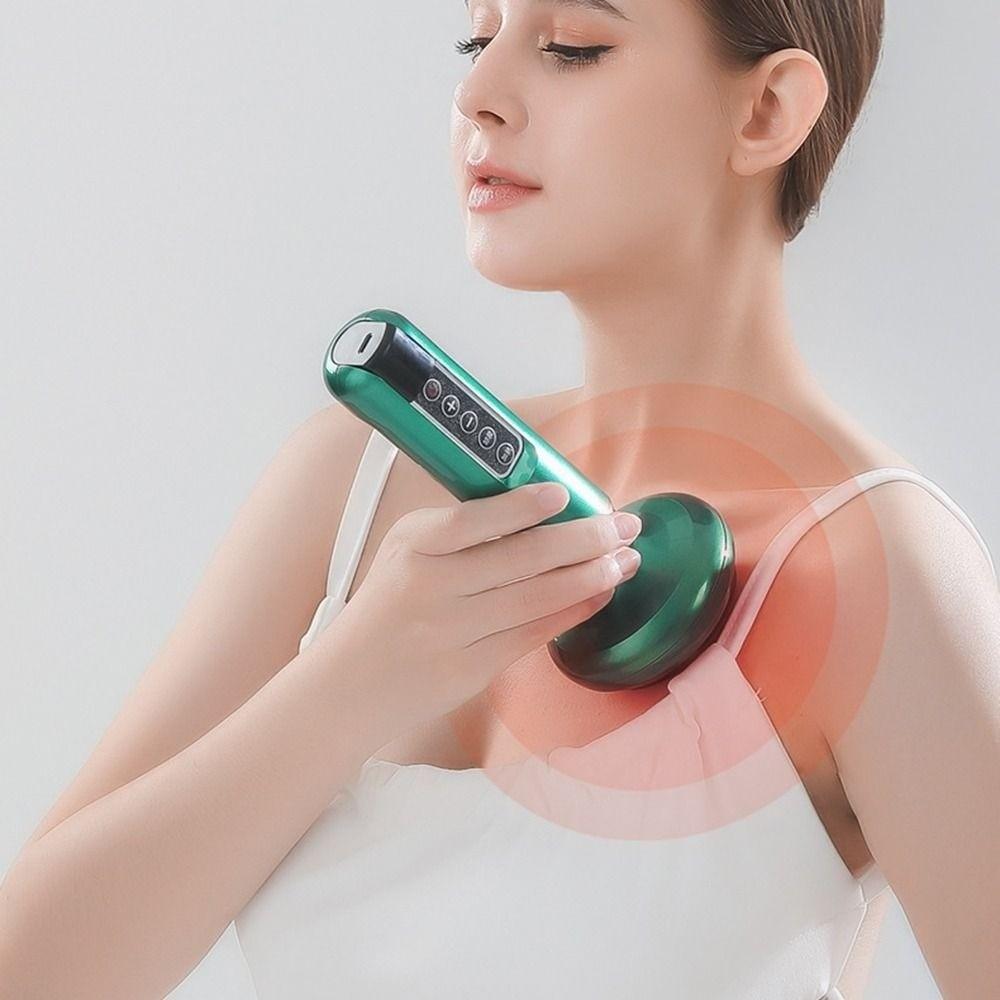 Infrared Heat Vacuum Suction Cup Device 12 Gear Body GuaSha Machine Relaxing