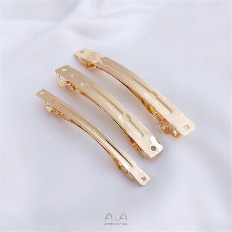 Gold Filled Korean Hair Clip: Handmade, Color-Retaining DIY Hair Accessories