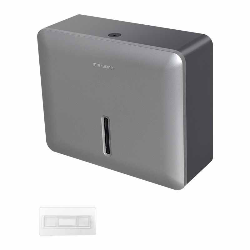 Non Punching and Hand Wiping Paper Box Wall Mounted Hotel Restroom Toilet Tissue Box Home Kitchen Toilet Paper Box