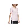 Adidas Neo Round Neck Comfortable Breathable Sports Casual Short Sleeve T-Shirt Women Tops Pink GJ5653