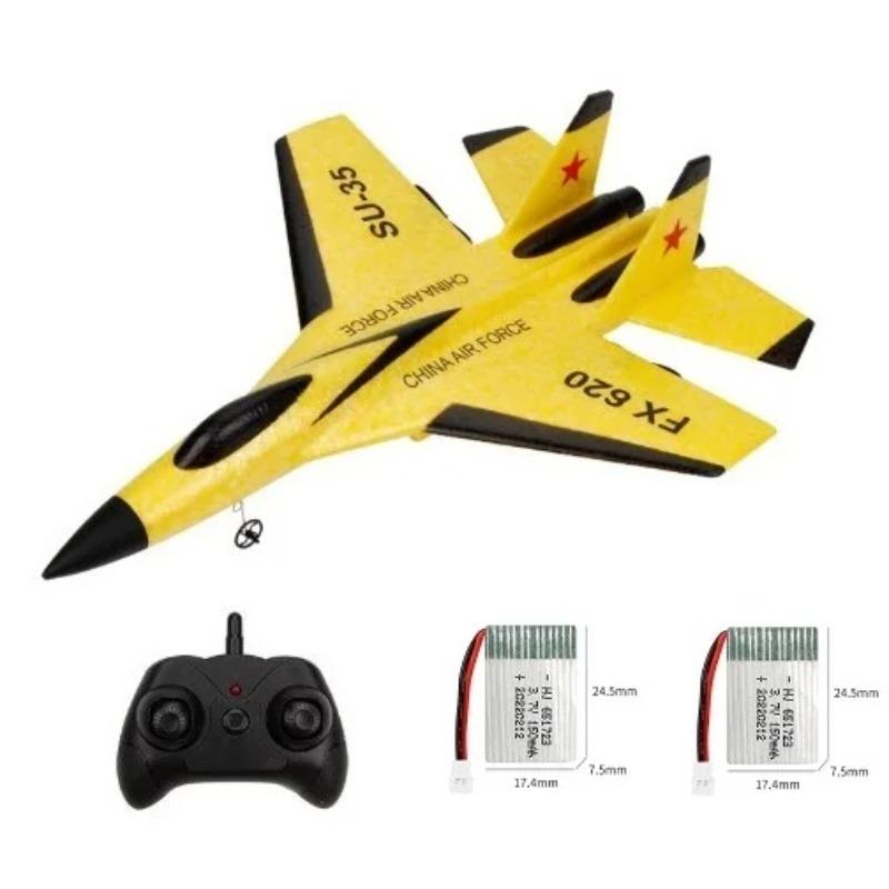 2.4G Glider RC Drone Flanker-E SU35 Fixed Wing Airplane Remote Control Airplane Electric With LED Outdoor Toys RC Plane SU-35