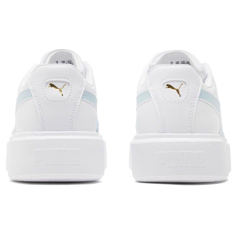 Puma Oslo Maja Lightweight Durable Non-Slip Low-Top Skate Shoes Women Sneakers White Blue 374864-03