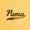 Puma Team Logo Tee Casual Round Neck Pullover Letter Logo Print Breathable Short Sleeve T-Shirt Men Tops Yellow 537874-85
