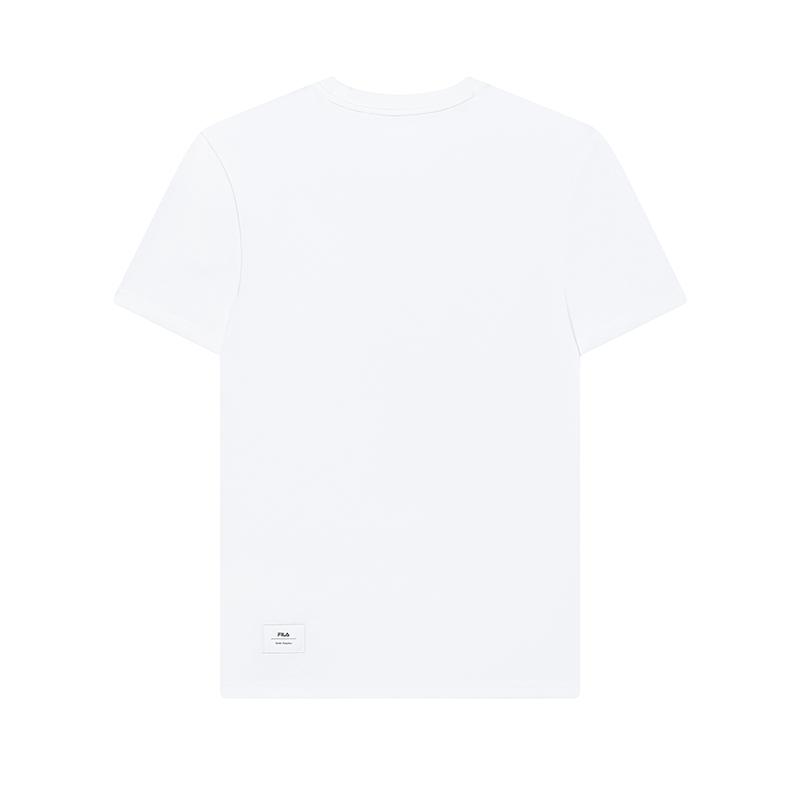 New FILA HERITAGE T Shirt Men's Standard White F11M438104FWT