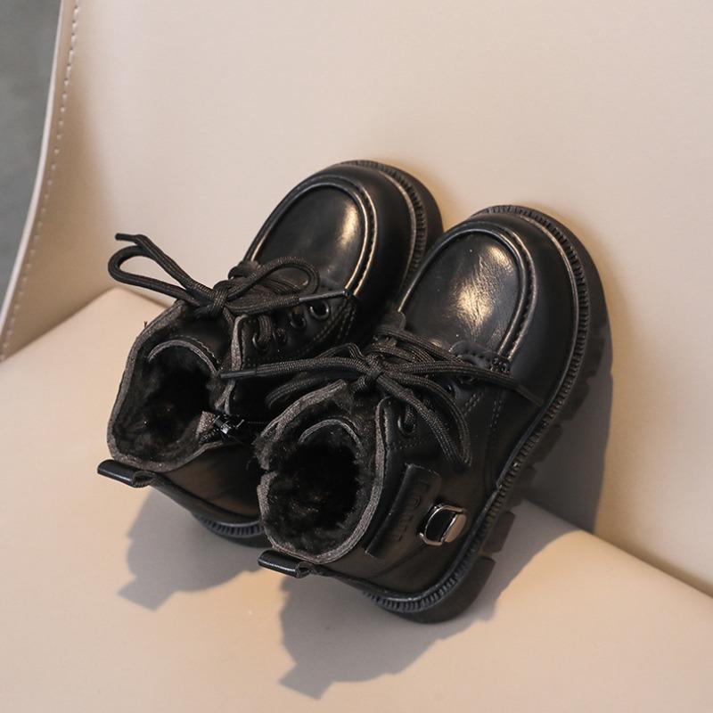 Elegant Kids Boots for Girls | Children's Martin Snow Boots, Fleece-Lined Warm Winter Boots for Toddlers Casual Kids Shoes