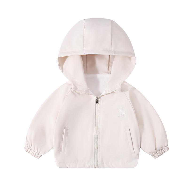 867 Kids' Stylish Spring & Autumn Jacket - Boys & Girls Solid Color Outdoor Coat, Ideal for School Uniforms