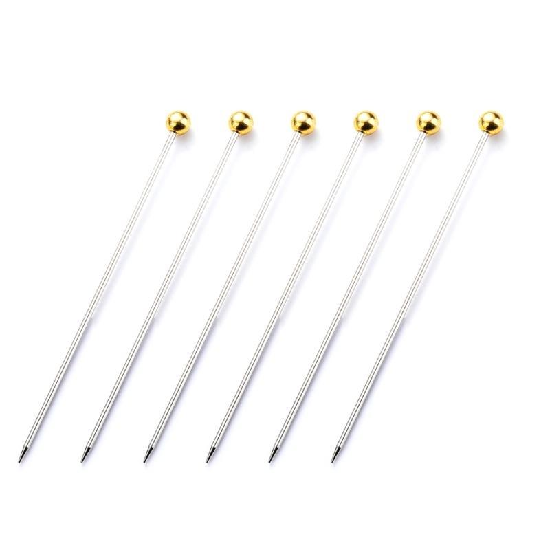 6Pcs Stainless Steels Cake Tester Reusable Cake Testing Needle Baking Tool