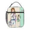 Comfort Doctor Nurse Lunch Bag Enfermera En Apuros Cute Lunch Box For Unisex Work Portable Insulated Cooler Bag Tote Food Bags