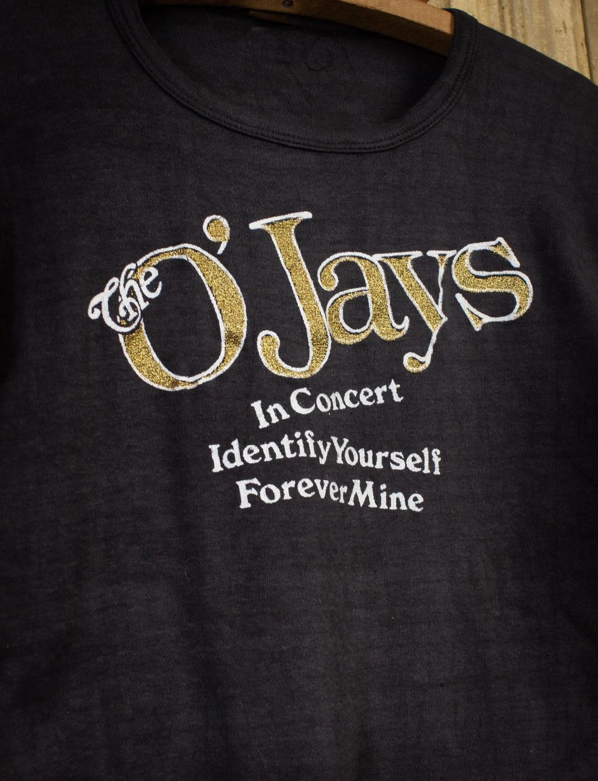 The O Jays Concert T Shirt 1970s Black All size S-5XL L806 XL