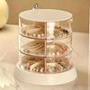 3/4/5-Layer Rotating Jewelry Organizer - Display Case for Necklaces, Earrings, Hair Rings & Makeup Storage Jewelry Boxes
