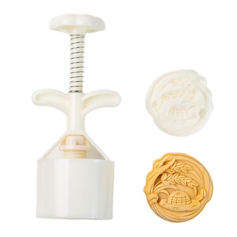 Functional Mooncakes Press Molds Unique Mooncakes Crafting Molds Creative Stamps Set for Making Beautiful Treat 1