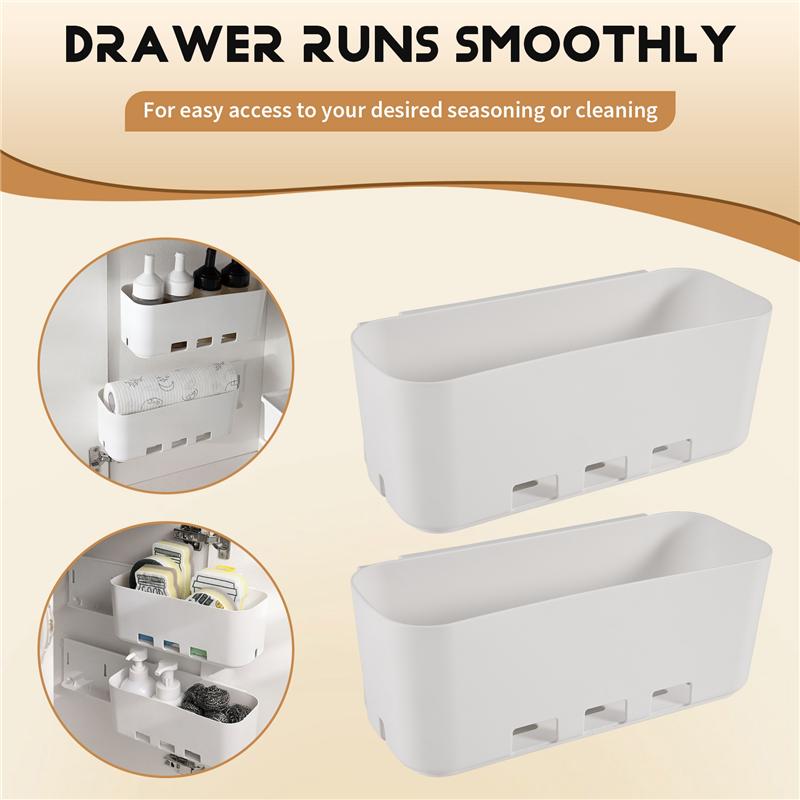 Good-2 One Pull-Out Closet Shelf, Kitchen Pull-Out Closet Basket Organizer, Pull-Out Drawers, Storage Basket