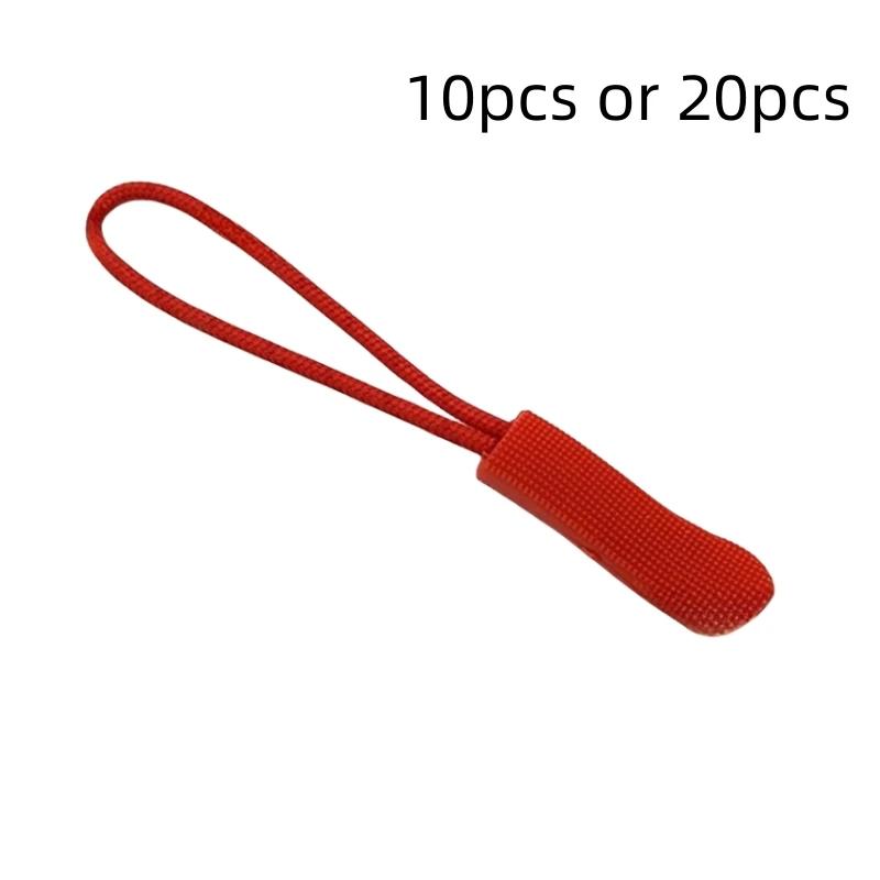 10/20 Stück Reißverschlussanhänger Ziehtab Ende Passend Seilanhänger Ersatzclip Gebrochene Schnalle Fixierer Reißverschlusskordel Lasche Reisetasche Koffer Zelt Rucksack