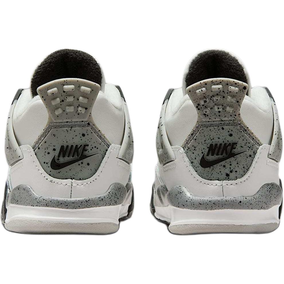 Air Jordan 4 Retro OG TD White Cement 2025 Dětské tenisky Summit-White Fire-Red Tech-Grey IB4387-100