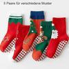 5 Pairs Toddler Baby Christmas Socks Anti Slip Socks Children Anti Slip Socks for Boys Girls SML