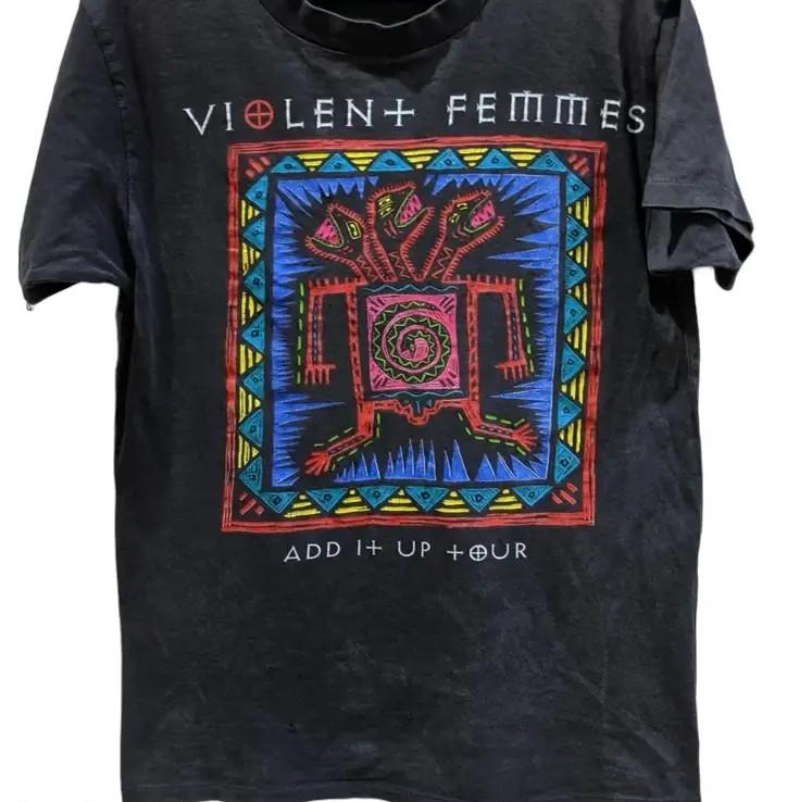 Vintage Violent Femmes Band Music Tour Cotton Black S-4XL Unisex Shirt BL188 Unisex T-Shirt L
