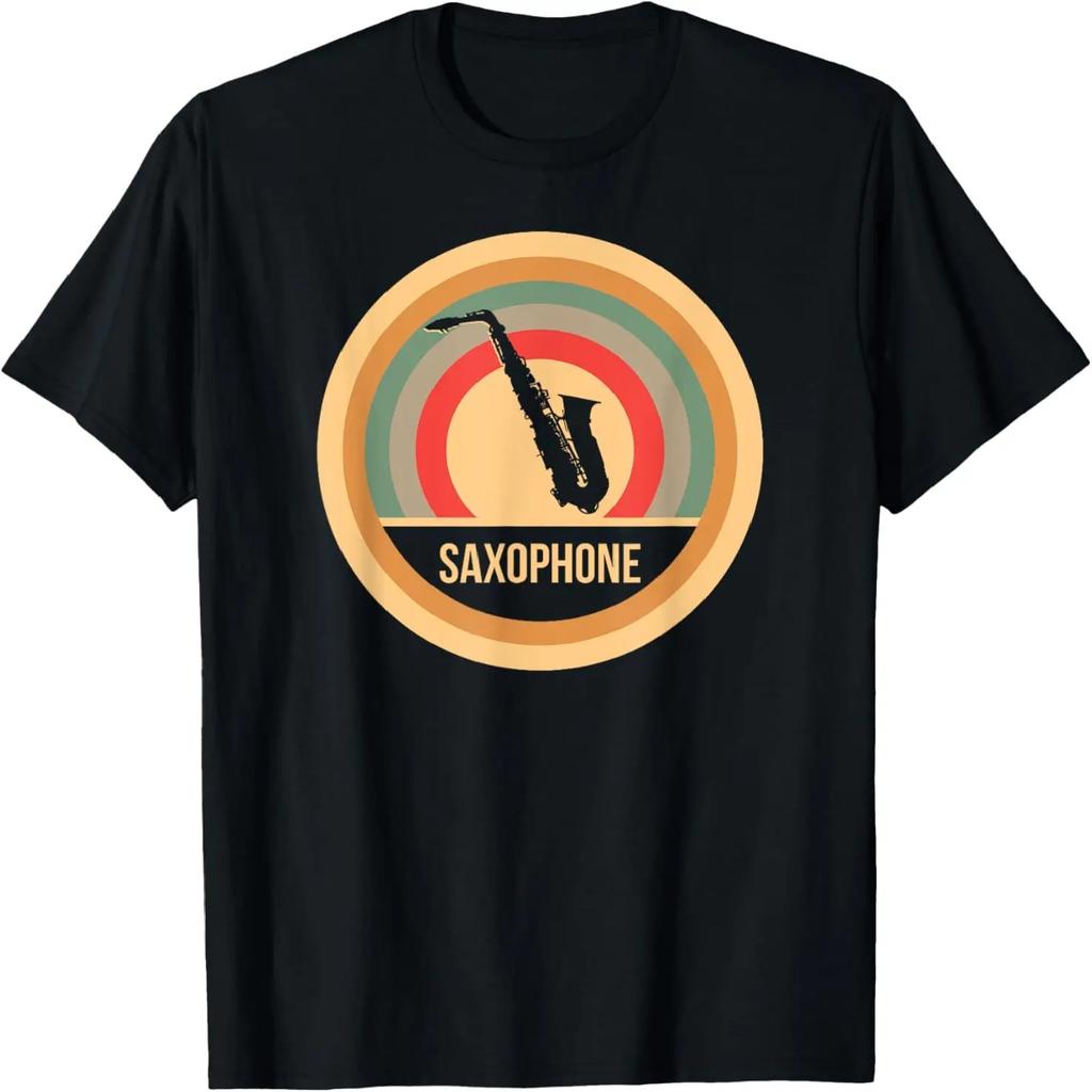 Retro Vintage Saxophone T-Shirt for saxophonists