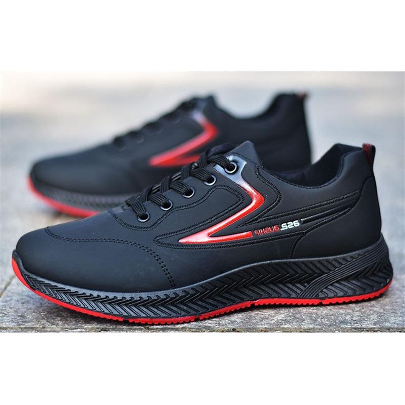 Men's Waterproof Sports Shoes Leather Casual Air Cushion Running Men's Shoes Sneakers