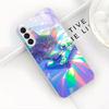 Colorful Cat Silver Plated Glass Phone Case Suitable for Samsung GalaxyS26 S25 S24 S22 S21 S20FE/Ultra/Plus Anti Fall Back Cover