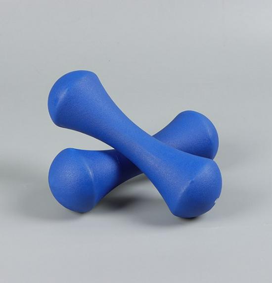 Dip-Coated Solid Cast Iron Dumbbell, Women's Fitness Equipment, Single Piece, Candy Color