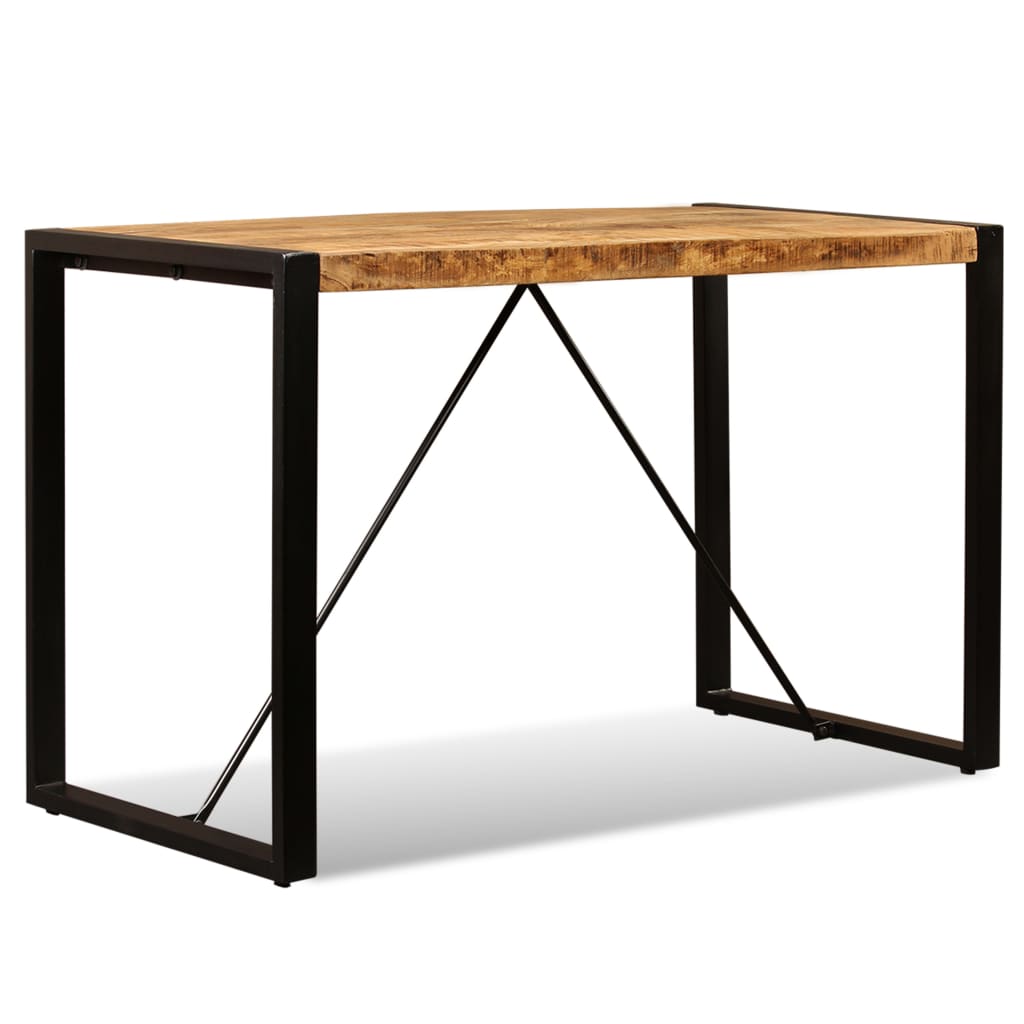 Vidaxl Stół Jadalniany, Surowe Drewno Mango, 120 Cm
