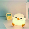 1PC Charming Doudou Duck Night Light - Usb Rechargeable, Touch Control, Adjustable Brightness, Color-Changing Silicone Table Lam
