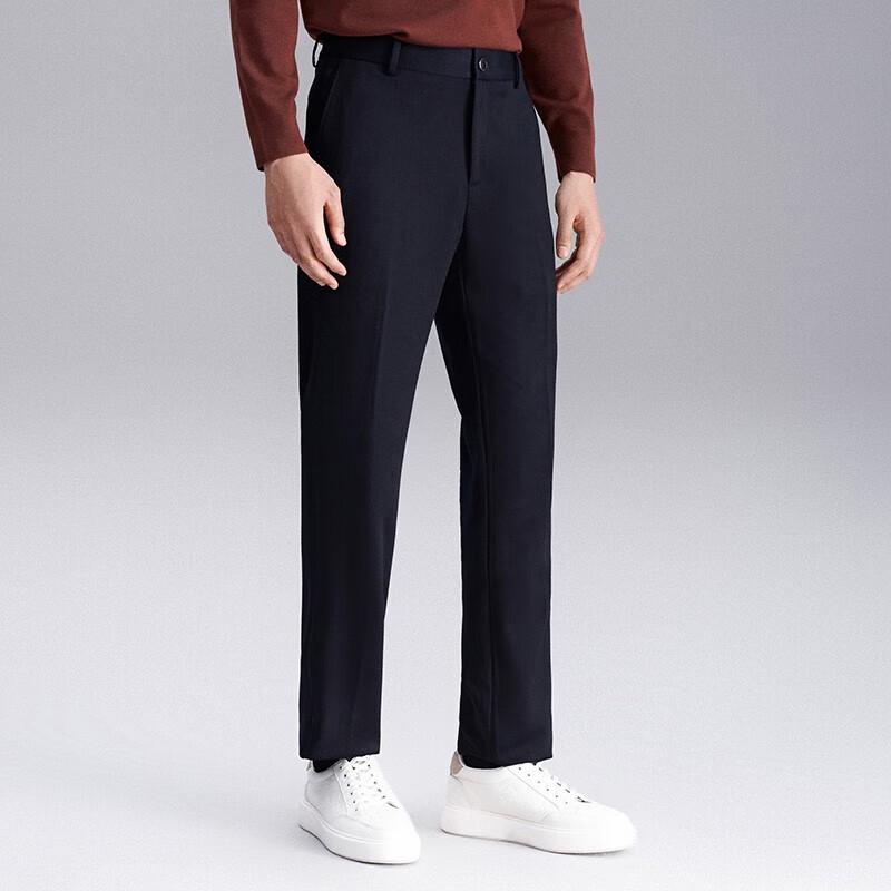 Baoxiniao Men's Business Casual Straight-Leg Trousers