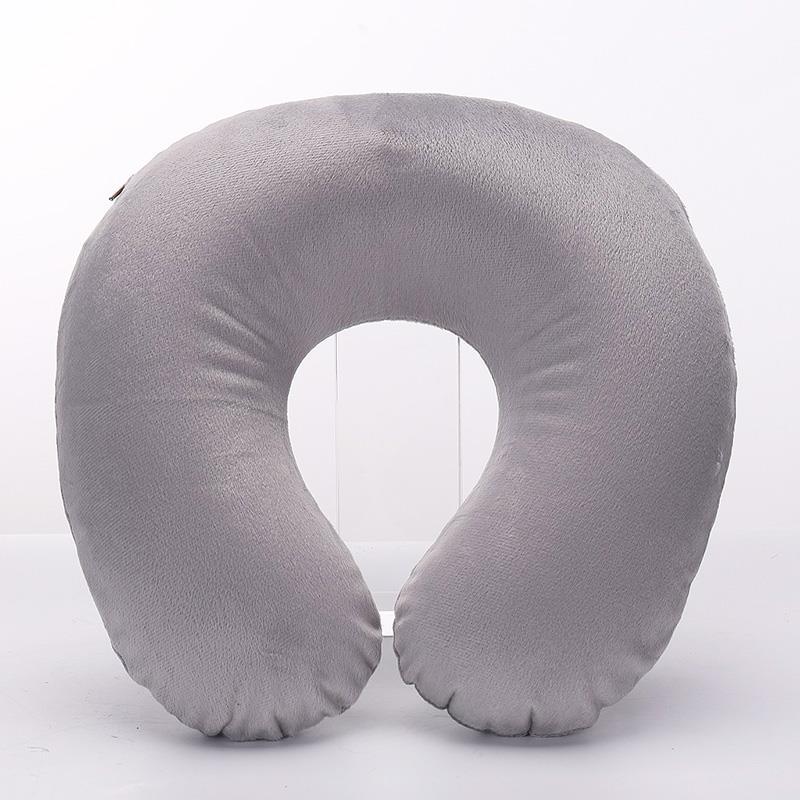 1PCS U-shaped Travel Pillow Car Pillow Air Flight Inflatable Pillow Neck Pillow Neck Support Pillow Cushion