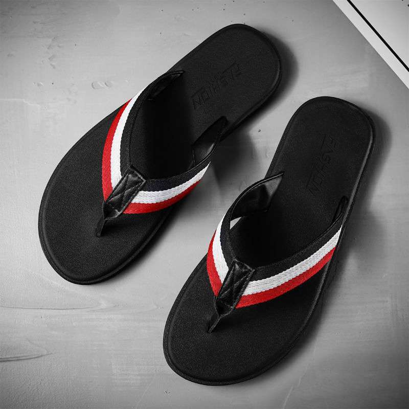 Flip-flops men's tide Korean version outside wearing sandals men's outdoor beach shoes men's wear-resistant non-slip slippers