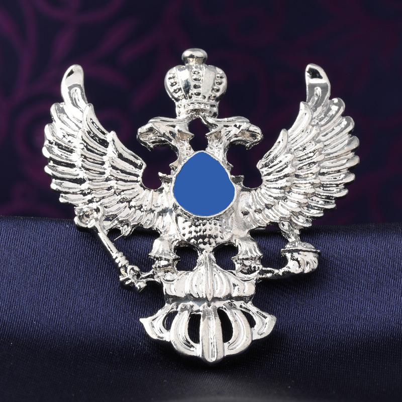 Pánský císařský kroužek na límec s kamínky Klip na kravatu Kroužek na kravatu Vintage rytířský kroužek na kravatu Spona na kravatu pro společenskou košili